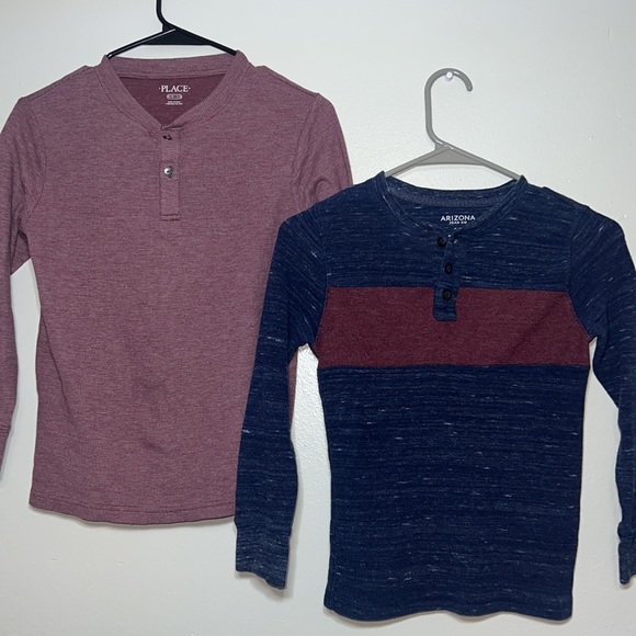 SALE! ALL KIDS CLOTHES 3/$14!! 2 Boys LongSleeve Shirts MEDIUM (7/8) & SMALL (8) - Picture 6 of 6